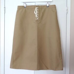 J. Crew Collection Twill Cotton A-line Skirt, Size 16
